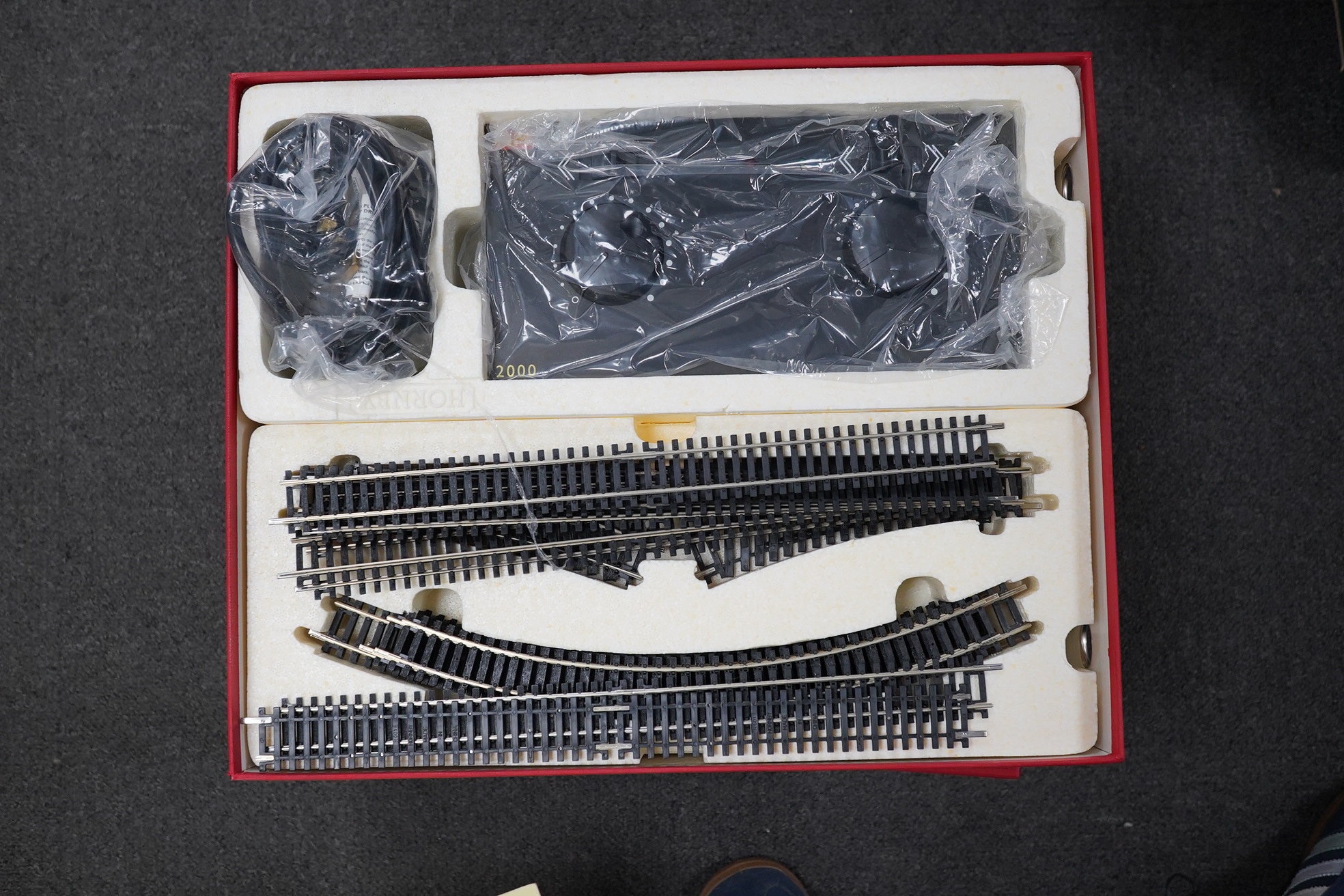 A Hornby Hobbies 00 gauge railway Orient Express ‘The Boxed Set’ R1038, comprising of a BR 4-6-2 Merchant Navy Class locomotive, three Pullman cars, track sections and controller. Condition - good, appears to have not be